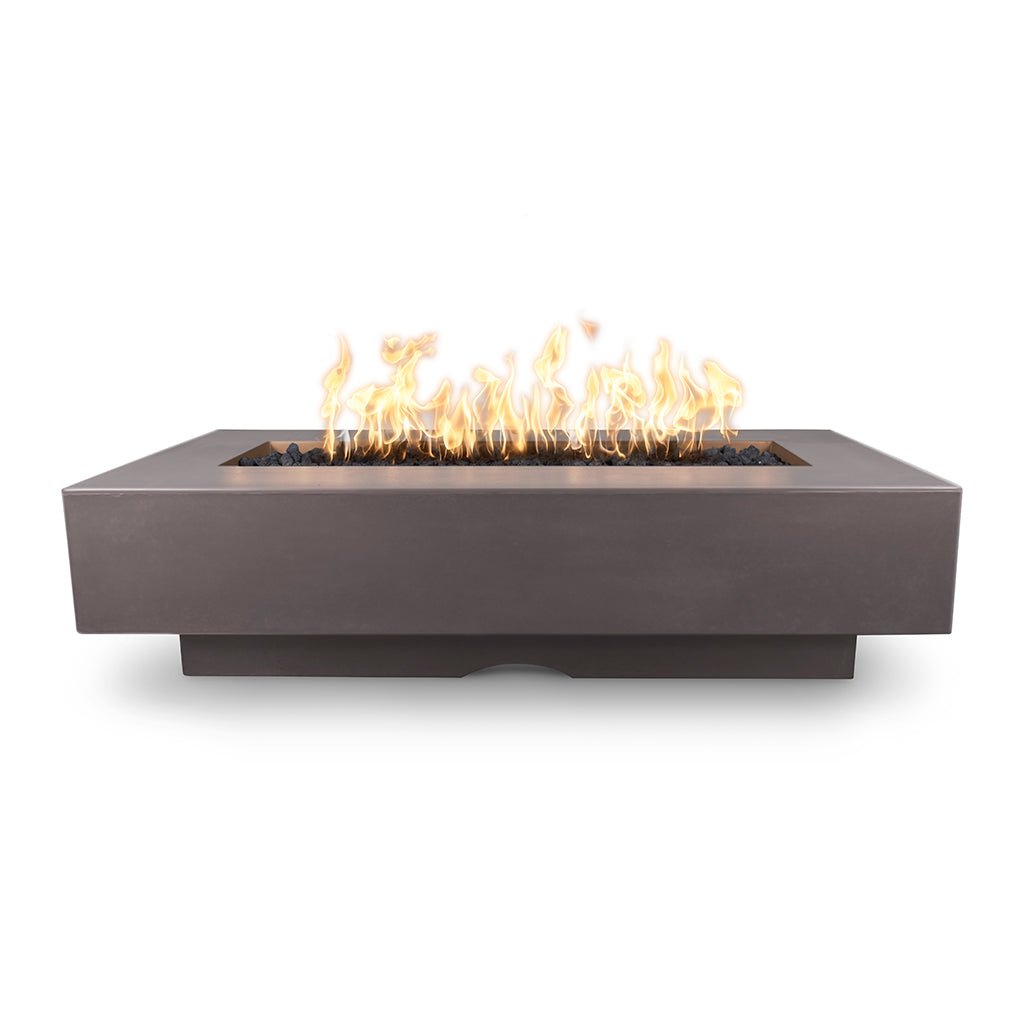 The Outdoor Plus: Del Mar 96" GFRC Rectangular Fire Pit