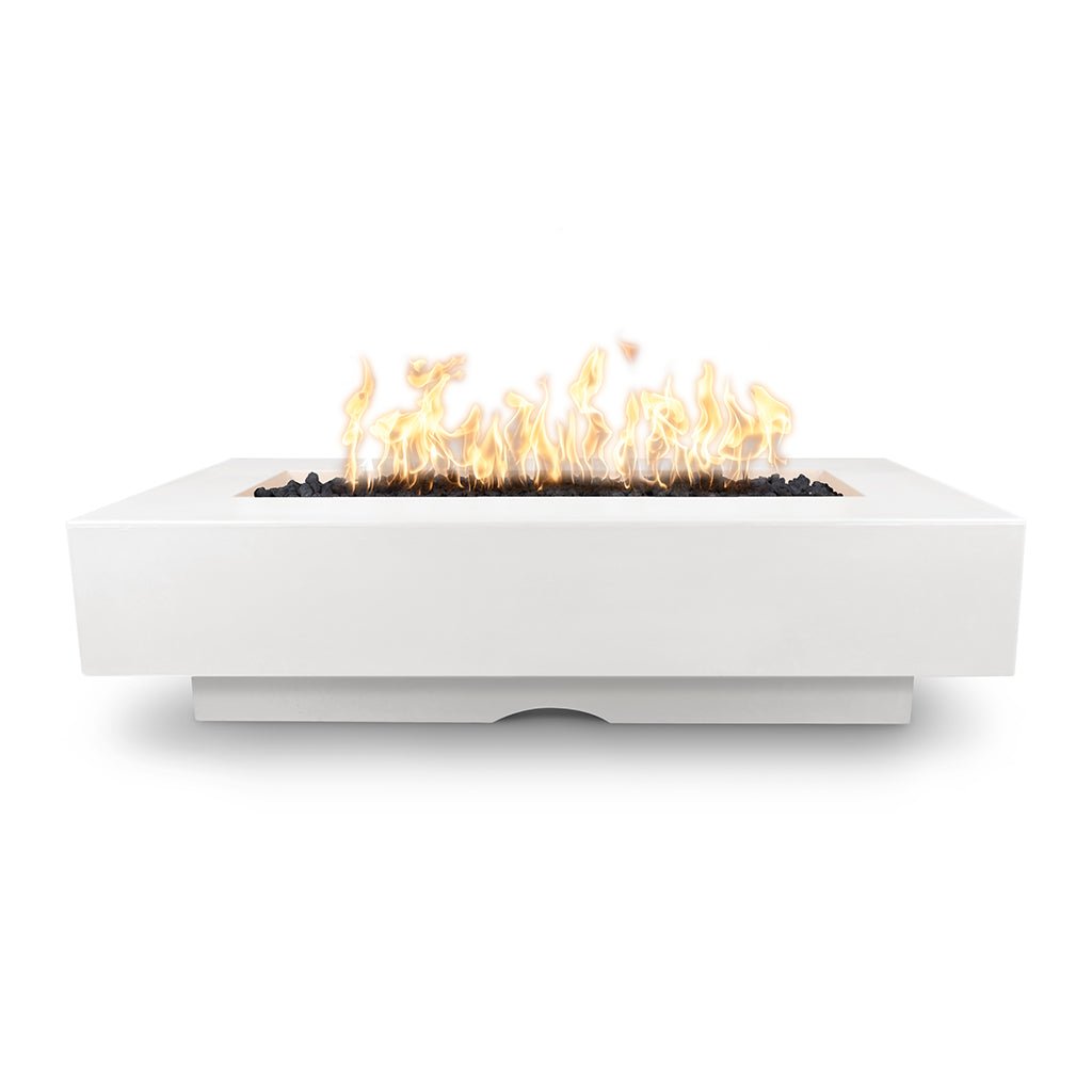 The Outdoor Plus: Del Mar 96" GFRC Rectangular Fire Pit
