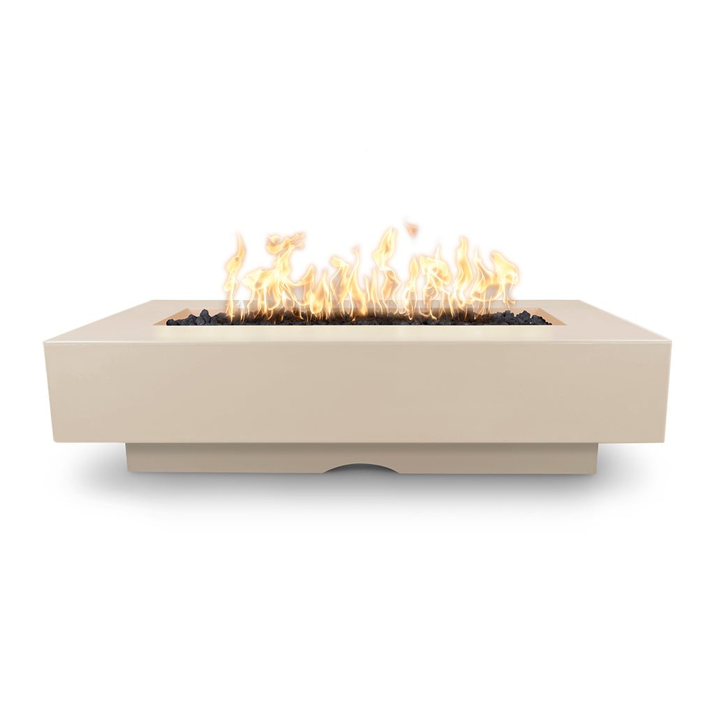 The Outdoor Plus: Del Mar 96" GFRC Rectangular Fire Pit