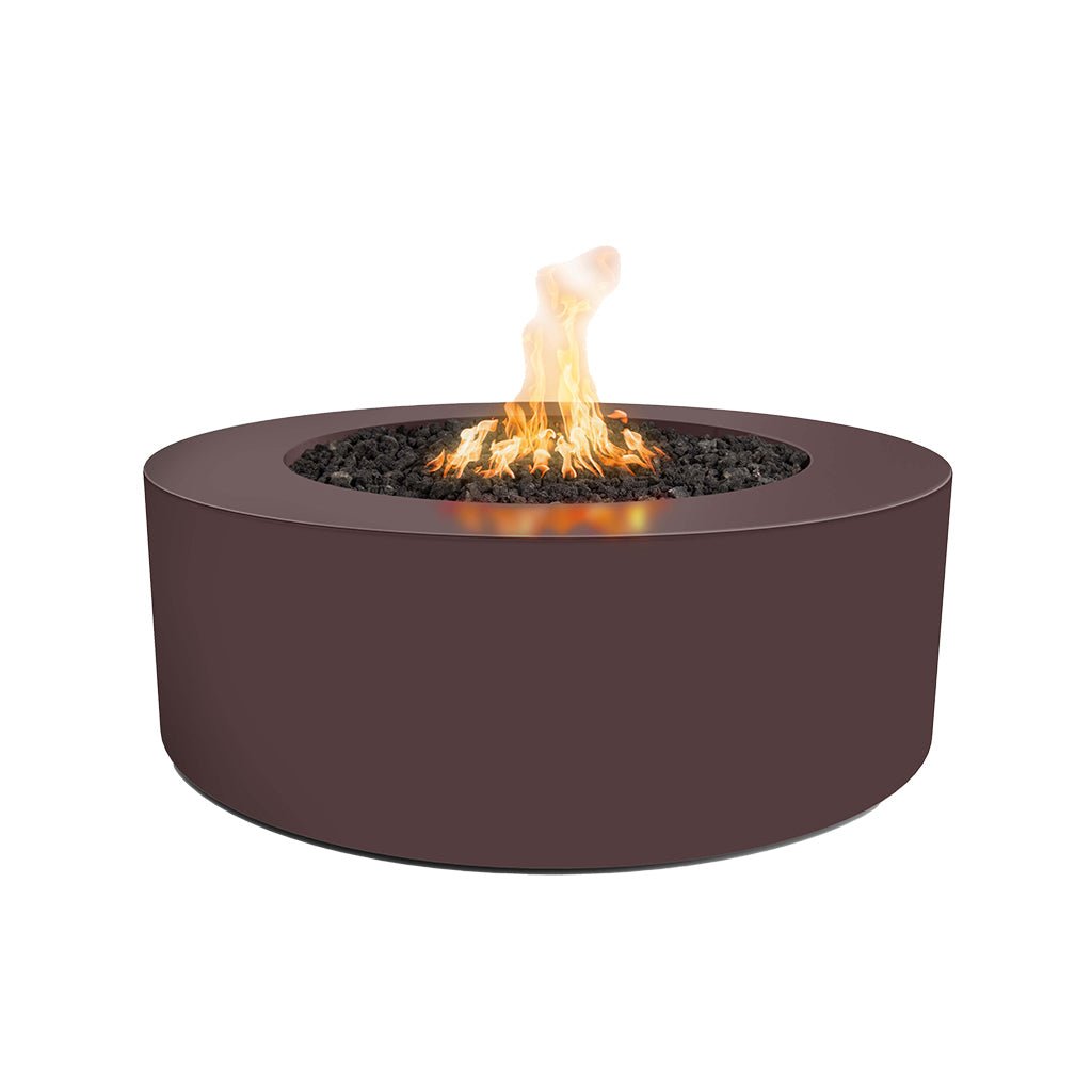 The Outdoor Plus: Unity 48" Round Powder-Coated Metal Fire Pit