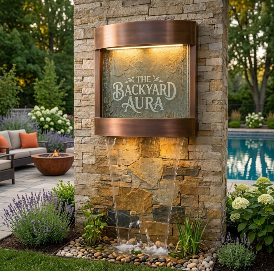 Adagio Calming Waters Wall Mounted Water Feature (35" x 54" x 6")