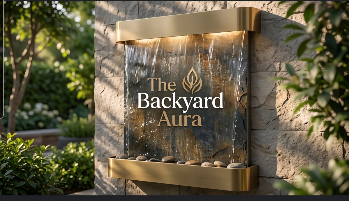 Adagio Reflection Creek Wall Mounted Water Feature (38” x 27” x 5”)