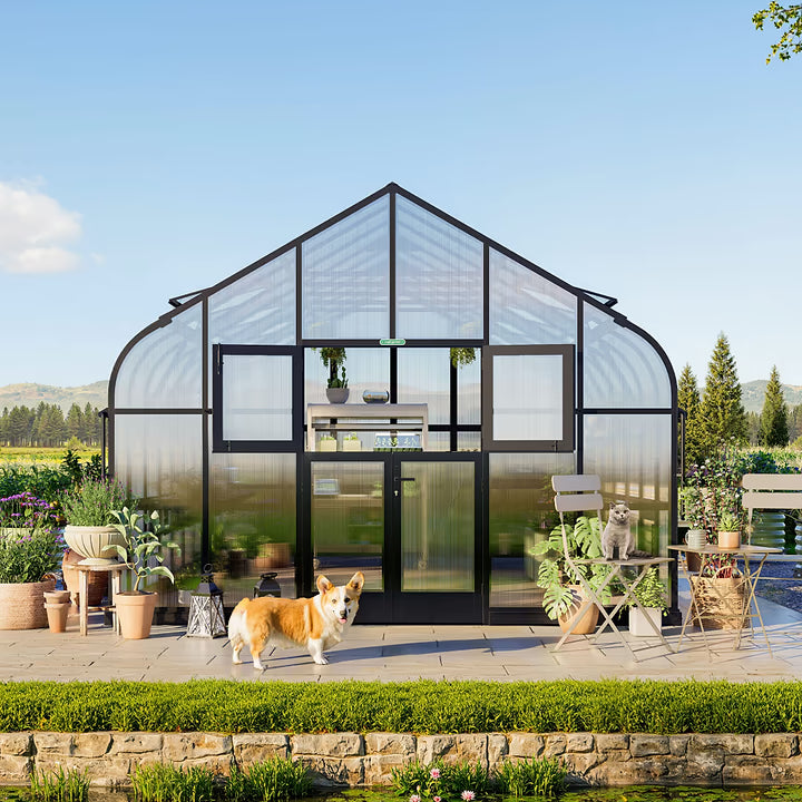 Vego Garden Pacific Series Greenhouse – 8.5 ft Wide