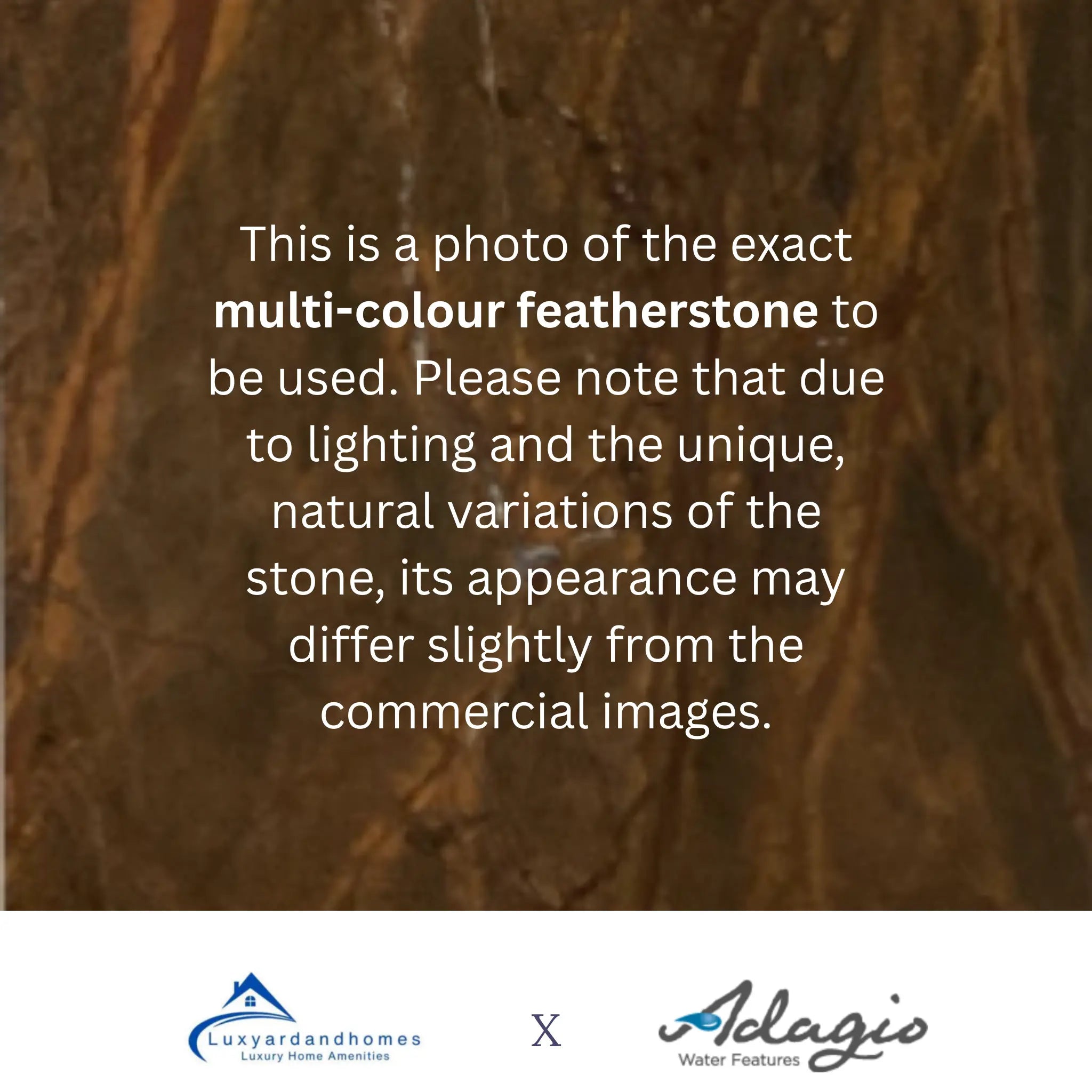 Adagio Whispering Creek Wall Mounted Water Feature (22” x 46” x 5”)