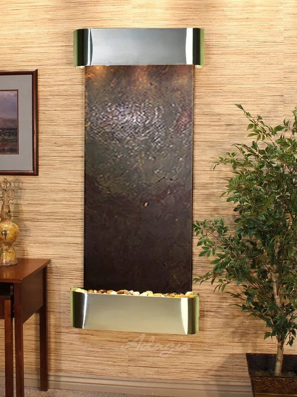 Adagio Inspiration Falls Wall Mounted Water Feature (30” x 69” x 6”)