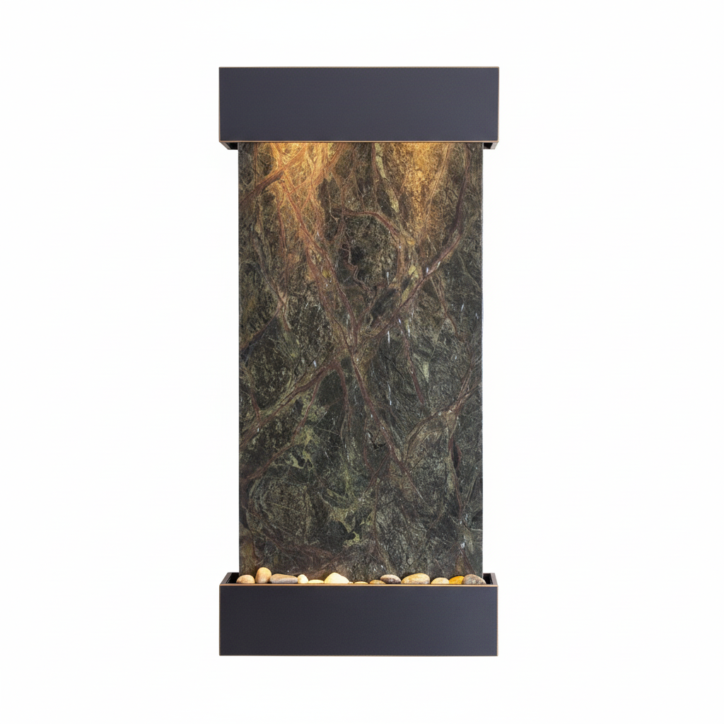 Adagio Whispering Creek Wall Mounted Water Feature (22” x 46” x 5”)