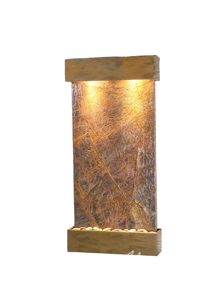 Adagio Whispering Creek Wall Mounted Water Feature (22” x 46” x 5”)