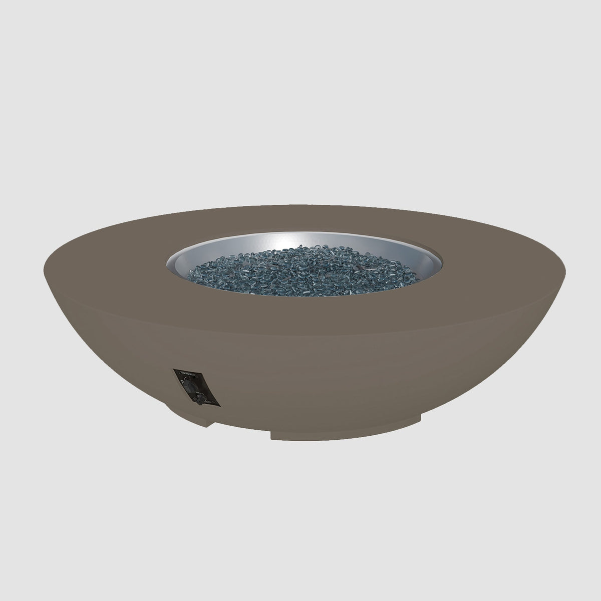 Cove Concrete Bowl Gas Fire Pit