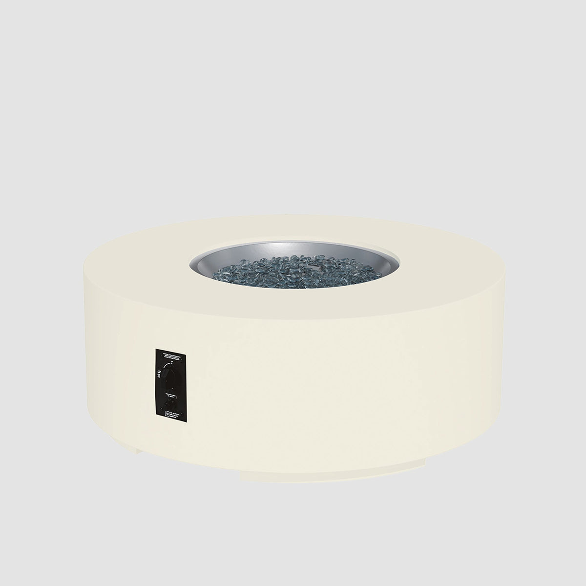 Cove Concrete Round Gas Fire Pit