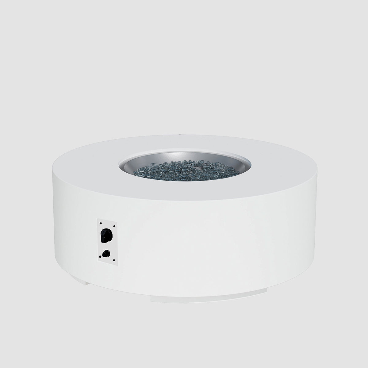 Cove Concrete Round Gas Fire Pit