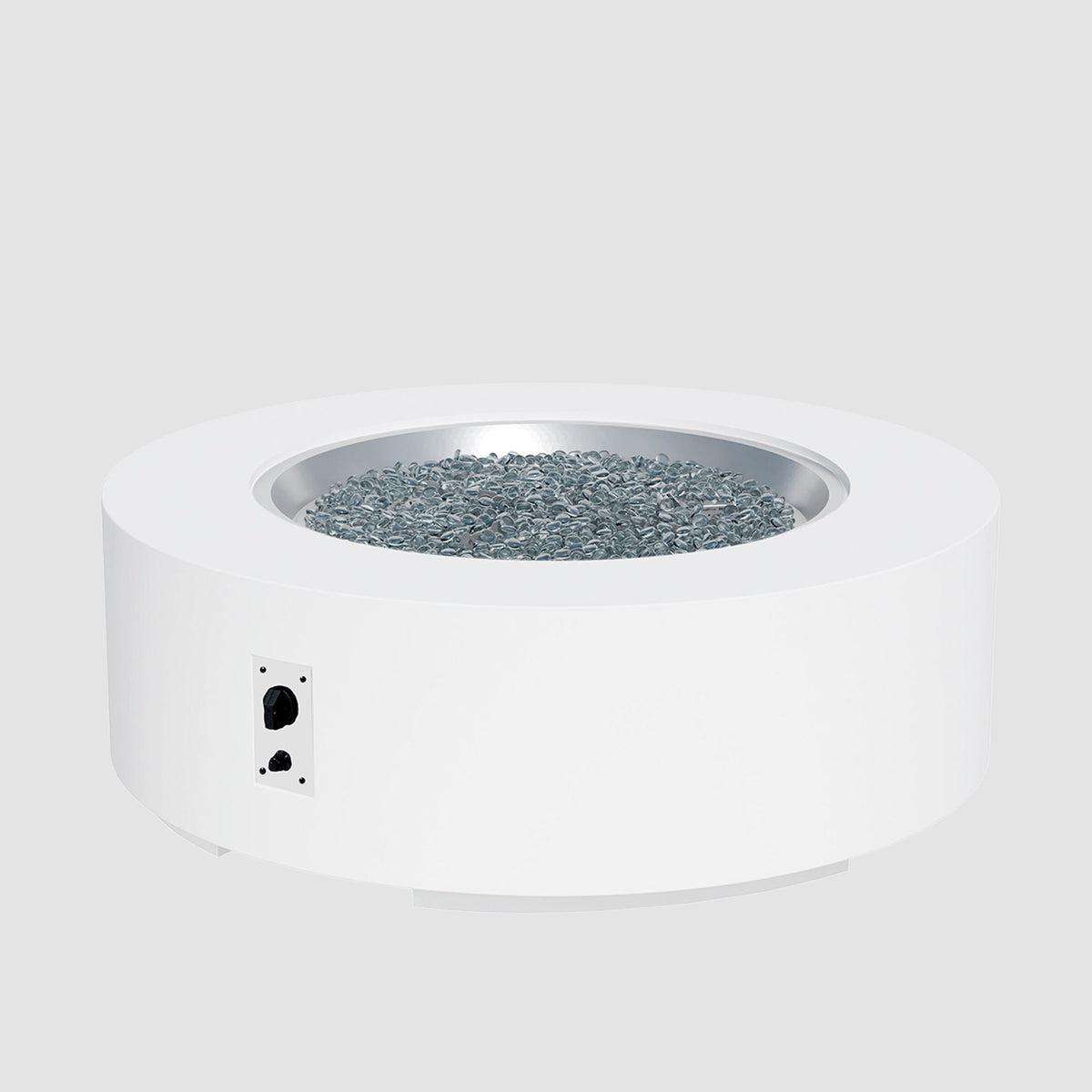 Cove Concrete Round Gas Fire Pit