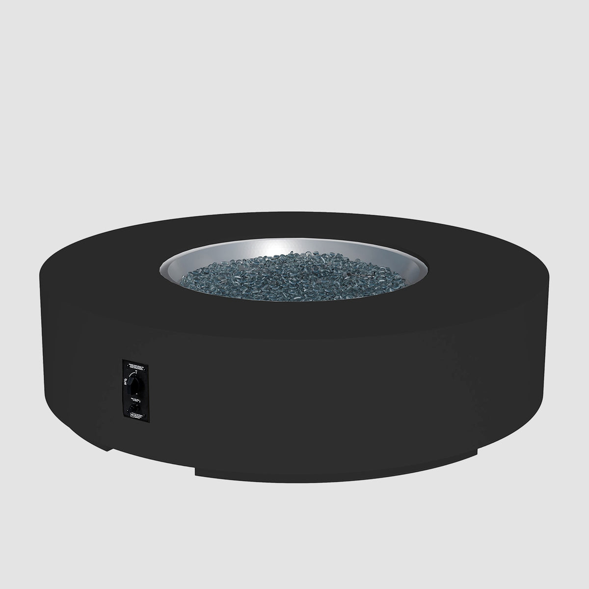Cove Concrete Round Gas Fire Pit