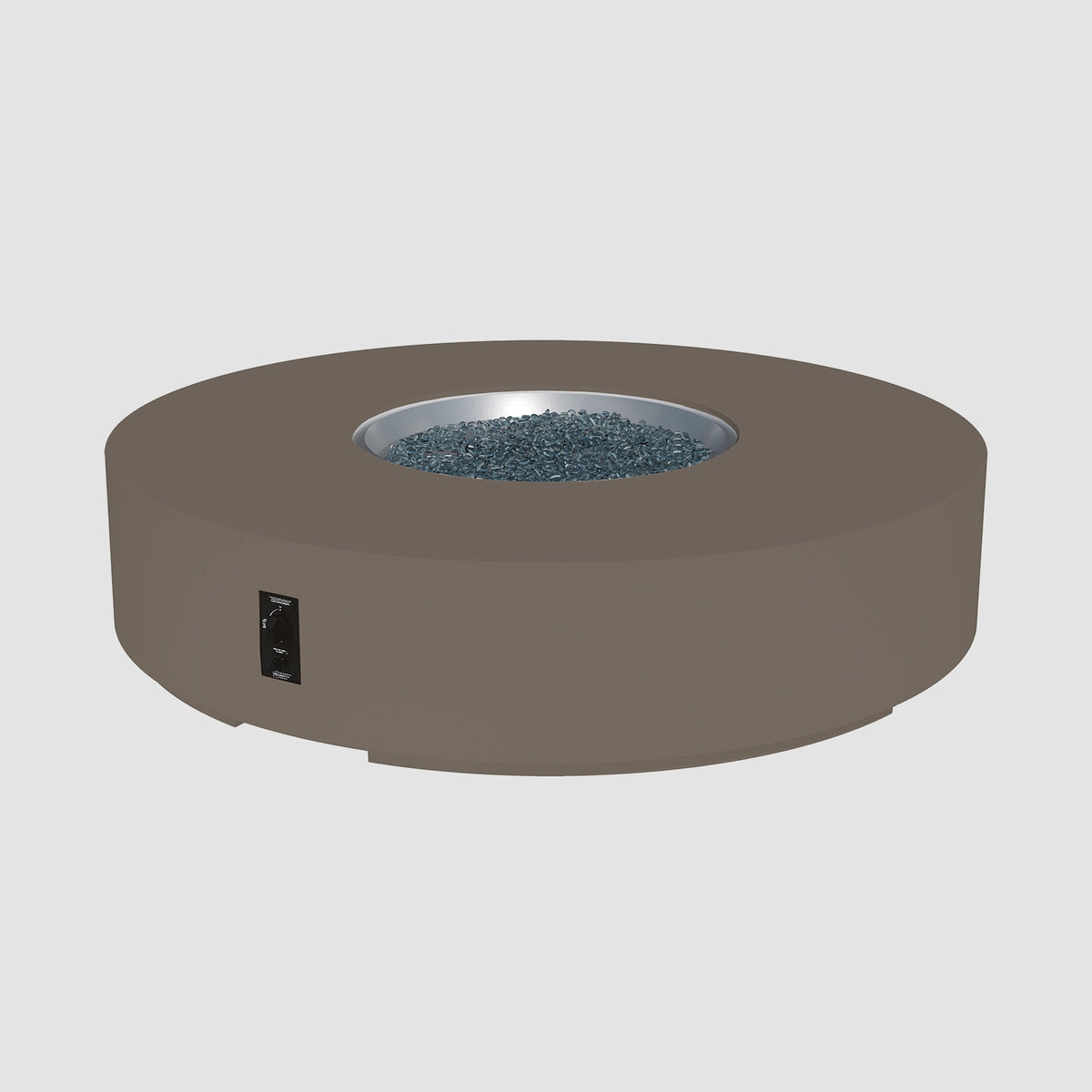 Cove Concrete Round Gas Fire Pit