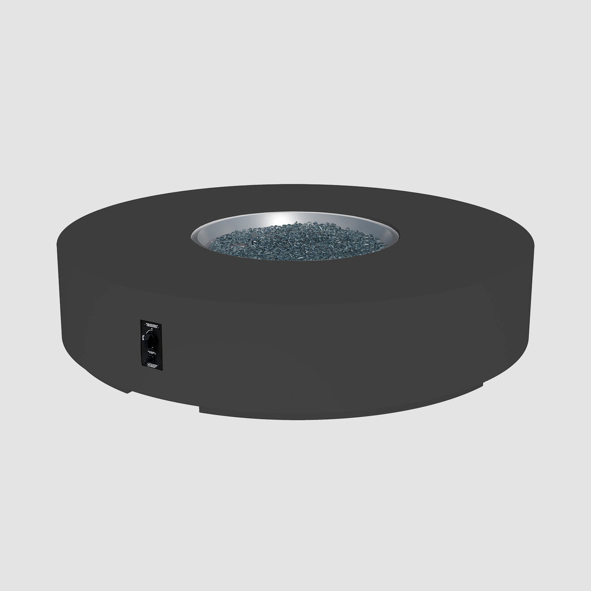 Cove Concrete Round Gas Fire Pit