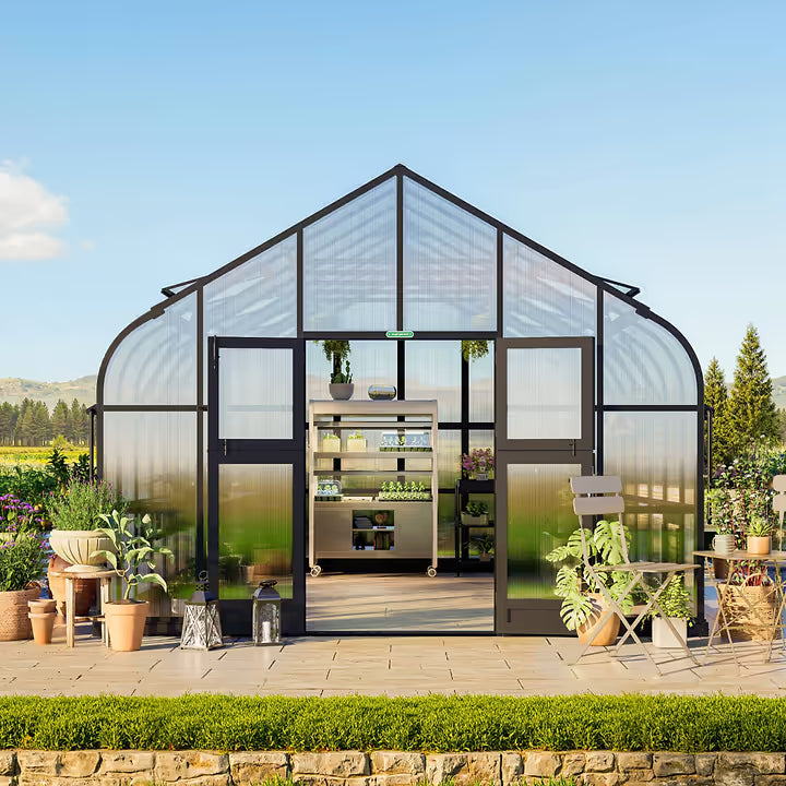 Vego Garden Pacifica Series Greenhouse - 10.5 Ft Width