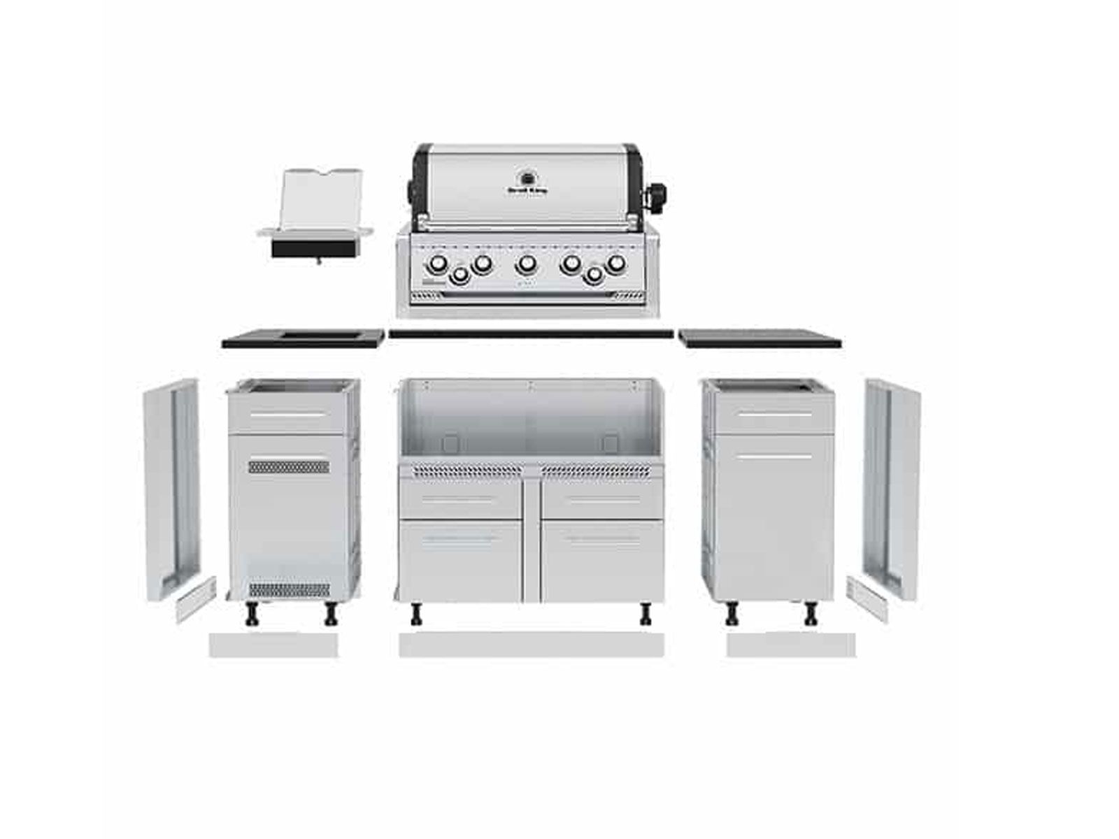 Broil King Imperial S 590i 5-Burner Gas Grill Island