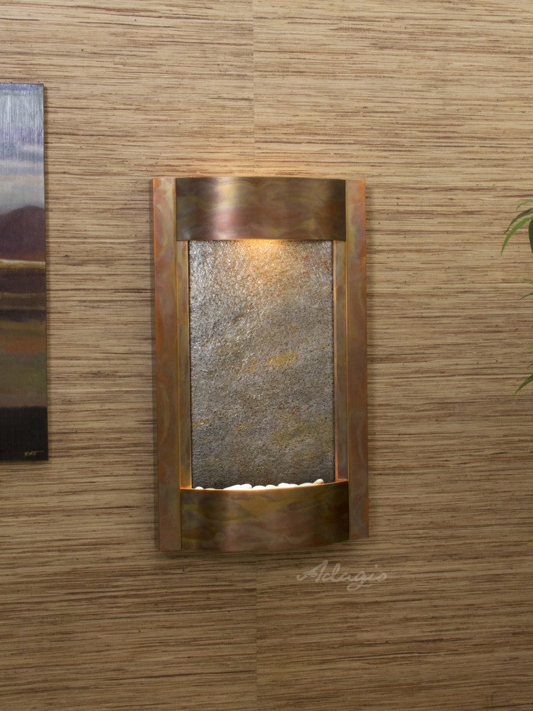 Adagio Serene Waters Wall Mounted Water Feature (21” x 36” x 6”)