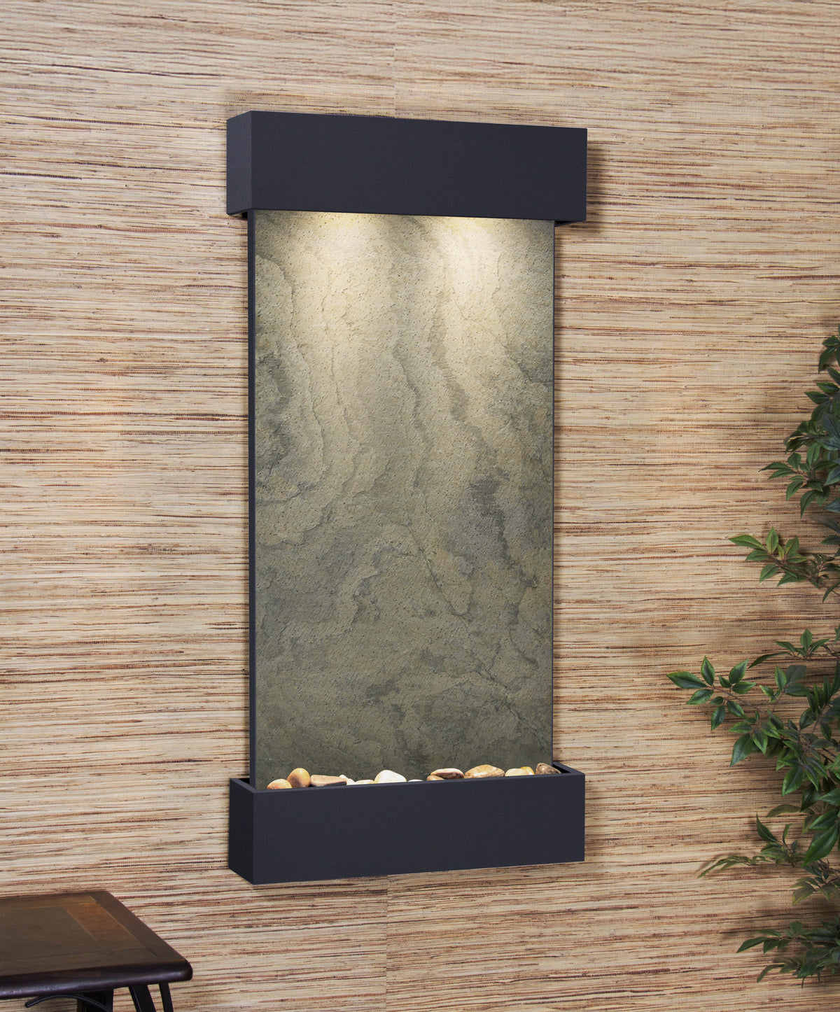 Adagio Whispering Creek Wall Mounted Water Feature (22” x 46” x 5”)